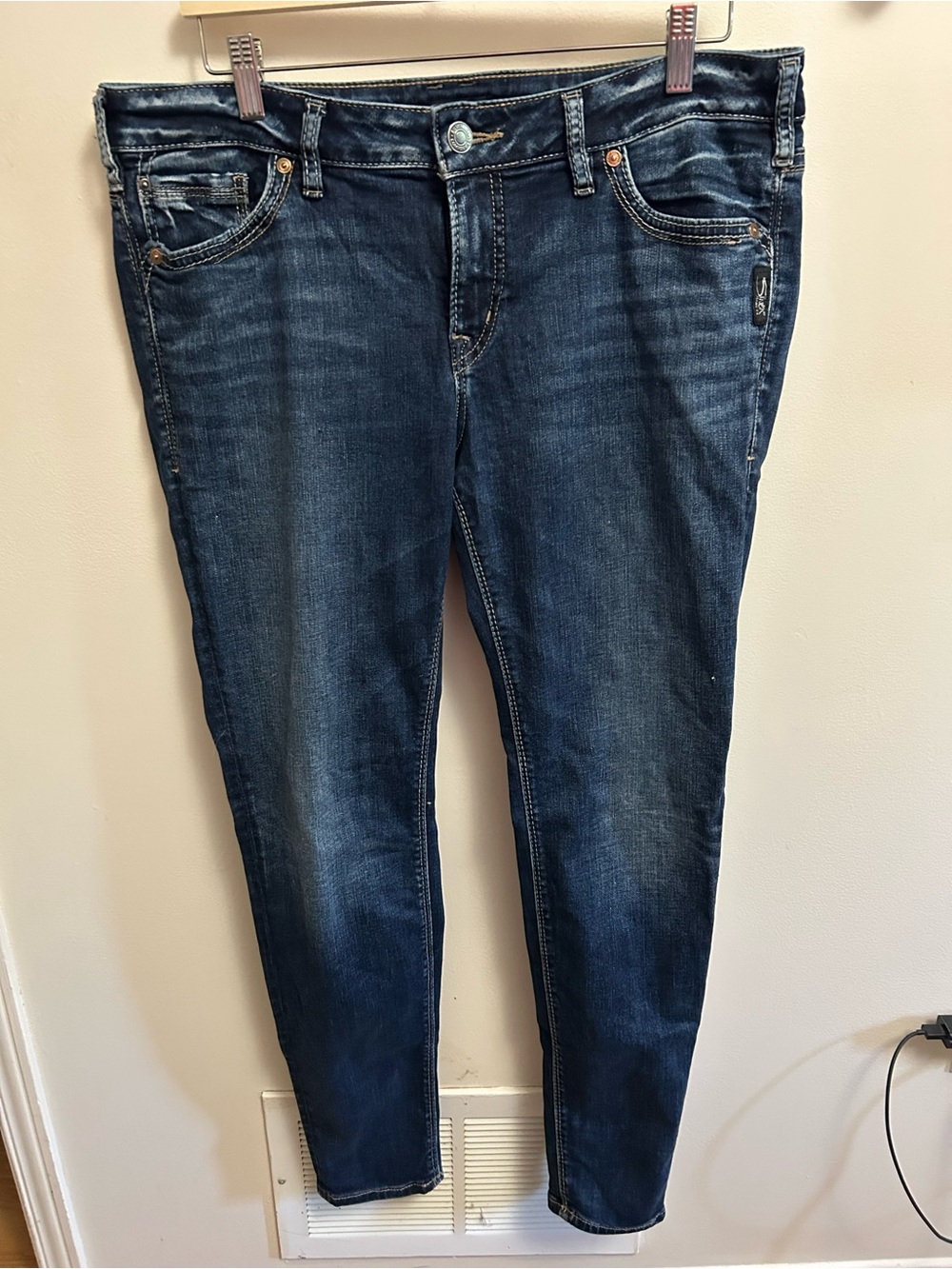 Silver Jeans Suki Skinny 33/31 Dark Blue Skinny Jeans